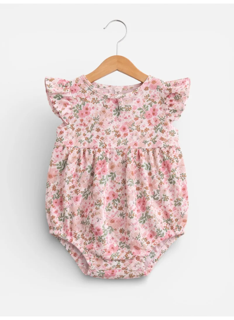 Victor And Jane Pack Of 3 Baby Girls Floral Sleeveless Romper – Pack of 3 (Soft Pink & Neutral Tones) for Women | Best Price UAE
